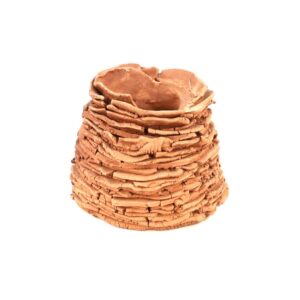 گلدان سفالی دست ساز لایه ایی